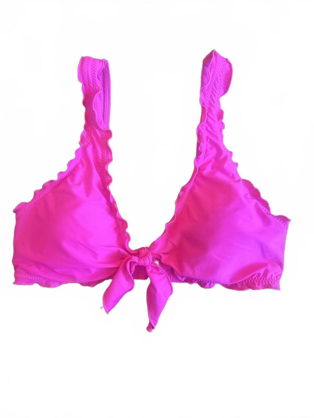 Citrus Pink Bikini Top - Size Large